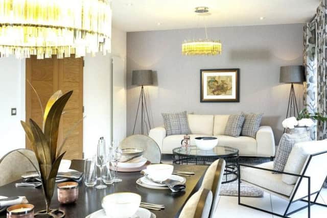 The informal living area opens out to the garden.