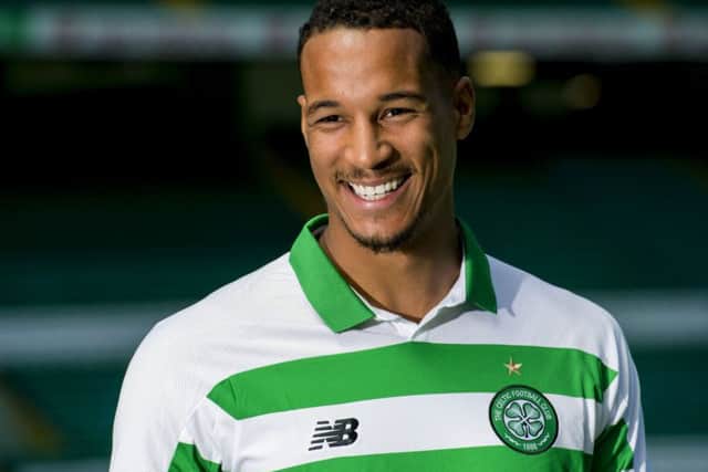 Defender Christopher Jullien is unveiled to the media after agreeing a four-year-deal at Celtic. Picture: Alan Harvey/SNS