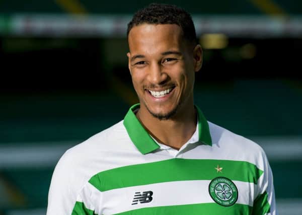 Defender Christopher Jullien is unveiled to the media after agreeing a four-year-deal at Celtic. Picture: Alan Harvey/SNS