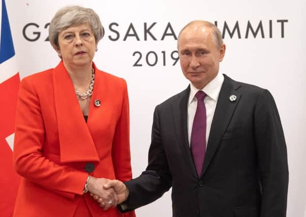 The look on Theresa May's face speaks for all who value liberal democracy (Picture: Carl Court/Getty Images)