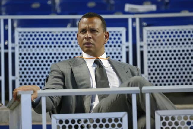 US baseball icon A-Rod is engaged to Hollywood star Jennifer Lopez. Picture: AP.