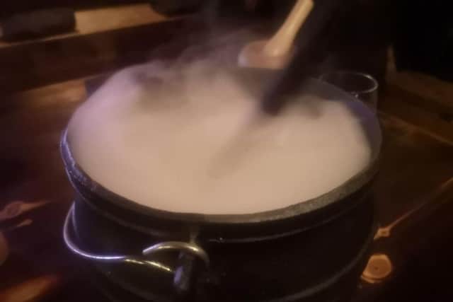 Guests can try their hand at potion making.