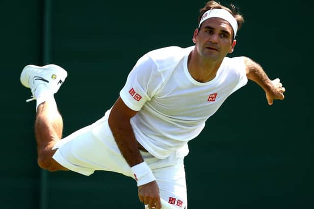 Tim Henman doesn't see any signs of veteran champion Roger Federer slowing down. Picture: Clive Brunskill/Getty Images