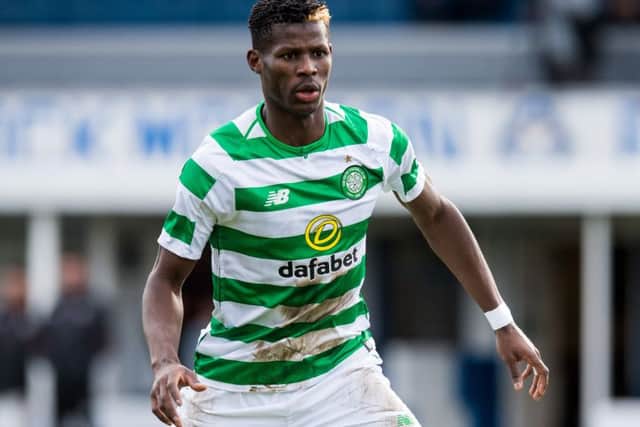 Vakoun Issouf Bayo's late winner was his first goal for Celtic. Picture: SNS
