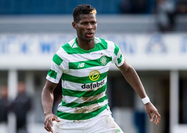 Vakoun Issouf Bayo's late winner was his first goal for Celtic. Picture: SNS