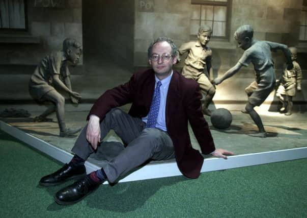 Ged O'Brien, Curator of the Scottish Football Museum at Hampden.