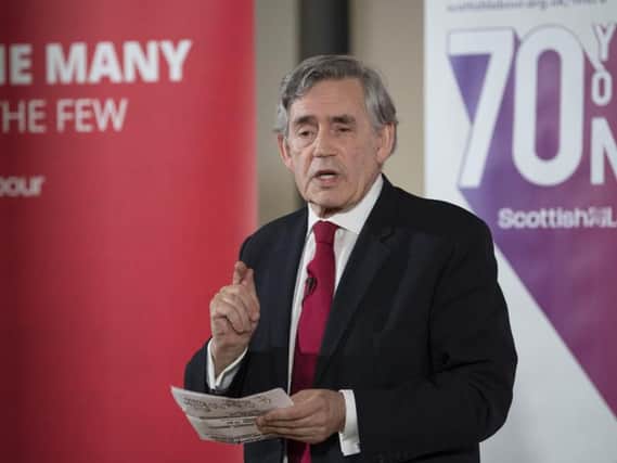Gordon Brown. Picture: John Devlin