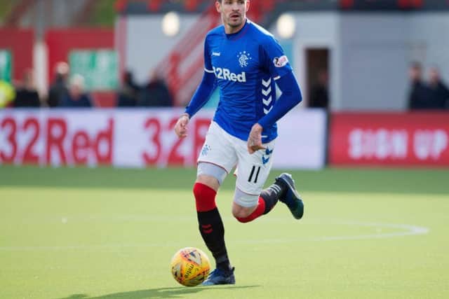 Rangers striker Kyle Lafferty.
