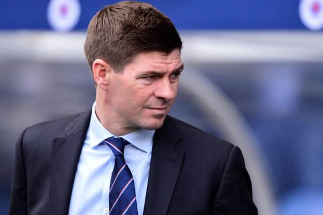 Rangers manager Steve Gerrard