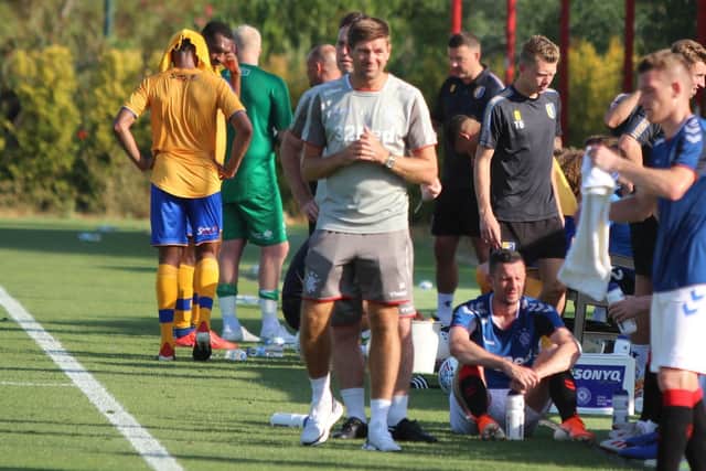 Rangers manager Steven Gerrard