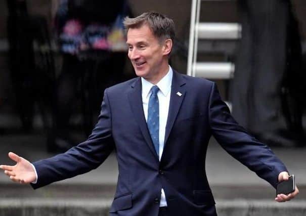 Foreign Secretary Jeremy Hunt on the Conservative Party leadership campaign trail.