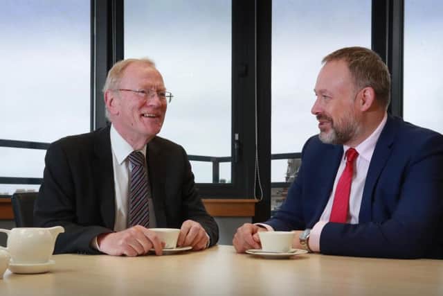 Equity Gaps Jock Millican (left) and Bruce Farquhar of Anderson Strathern. Picture: Stewart Attwood