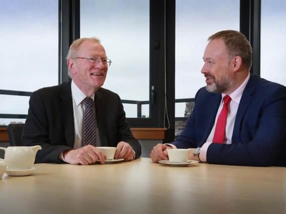 Equity Gaps Jock Millican (left) and Bruce Farquhar of Anderson Strathern. Picture: Stewart Attwood