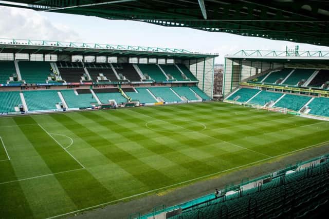 Easter Road Stadium, Leith.