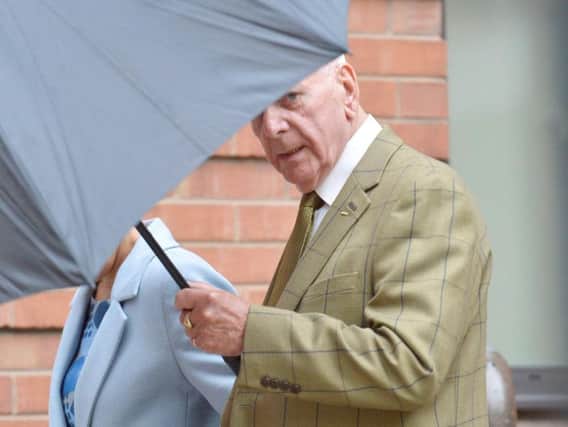 Albert Gannon arriving at court. Picture: PA