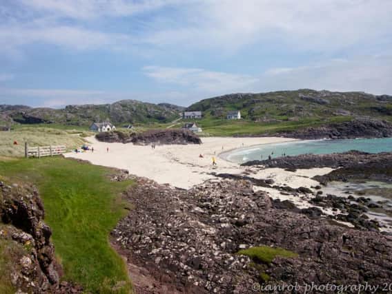 Clachtoll Beach in Sutherland has long been a favourite spot for visitors and campers but the elements are now taking their toll on the beauty spot. PIC: Creative Commons/Ian Robertson.