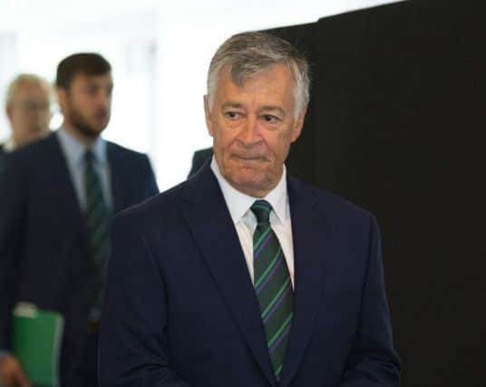 New Hibs executive chairmain Ronald Gordon at Easter Road. Picture: Ross Parker/SNS