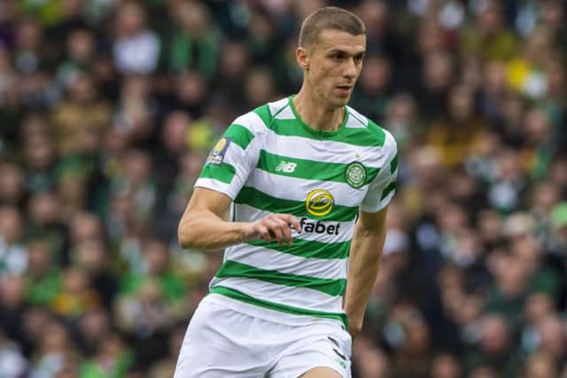 Jozo Simunovic was sent off against St Gallen. Picture: SNS.