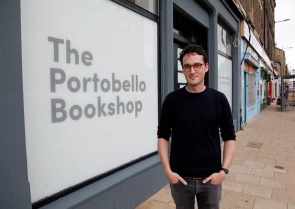 Jack Clark, owner of Portobello Bookshop