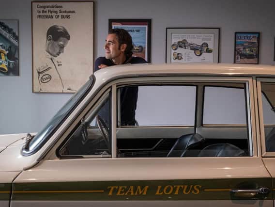 The Lotus Cortina was delivered to the new Jim Clark Motorsport Museum in Duns by Scots racing driver Dario Franchitti, who held the car in his private collection. PIC: Contributed/Tony Marsh/Live Borders.