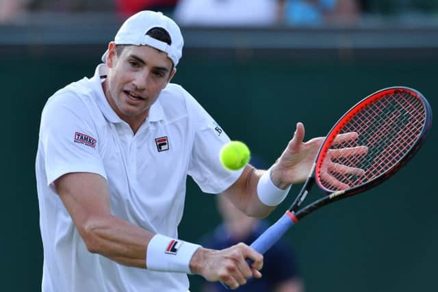 John Isner paid the penalty for lack of match practice. Picture: Getty.