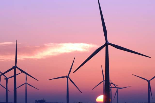 he wind power output hit a record high during the first six months of 2019. (Picture: Ian Rutherford)