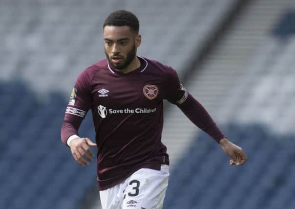 13/04/19 WILLIAM HILL SCOTTISH CUP SEMI-FINAL
HEARTS V INVERNESS CT (3-0)
HAMPDEN PARK - GLASGOW
Jake Mulraney in action for Hearts