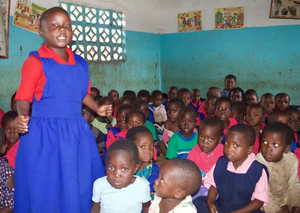 A nursery class in a school outside Lilongwe, the capital of Malawi (Picture: Danny Phillips)