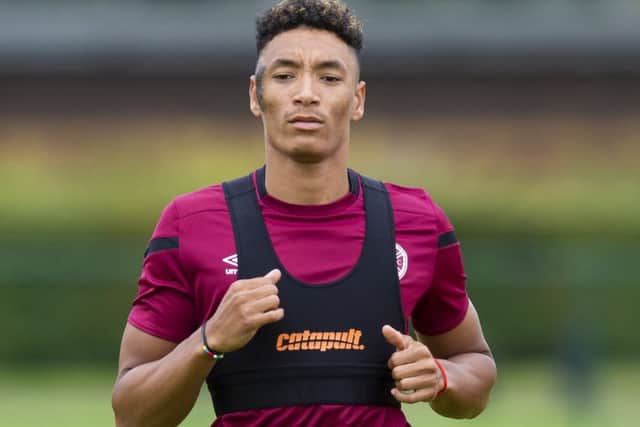 Hearts attacker Sean Clare. Picture: Ross MacDonald/SNS