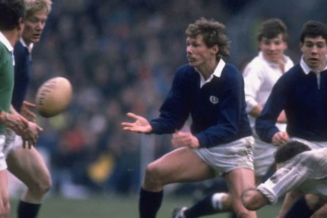 Stand-off John Rutherfords 1987 World Cup was abruptly ended by injury. Picture: David Cannon