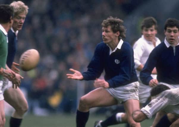 Stand-off John Rutherfords 1987 World Cup was abruptly ended by injury. Picture: David Cannon