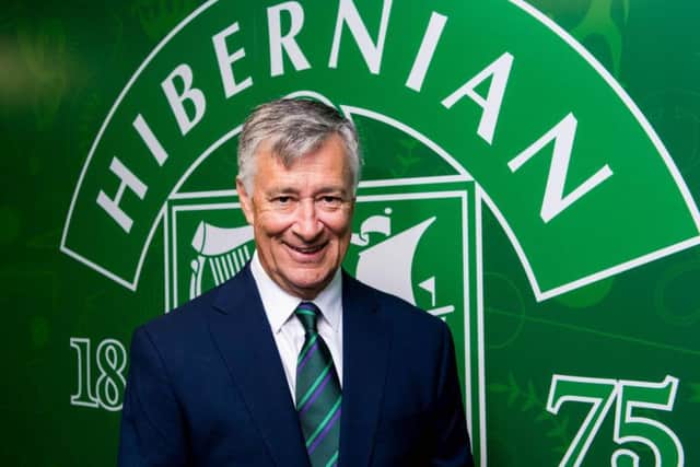 New Hibs owner Ron Gordon.