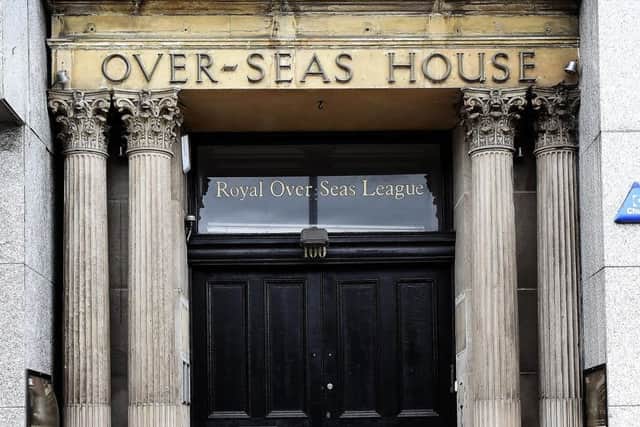 Royal overseas league club, Princes Street has closed down. Picture: Lisa Ferguson