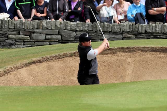 Eddie Pepperell during day two of the Dubai Duty Free Irish Open at Lahinch Golf Club. Picture: Donall Farmer/PA Wire.
