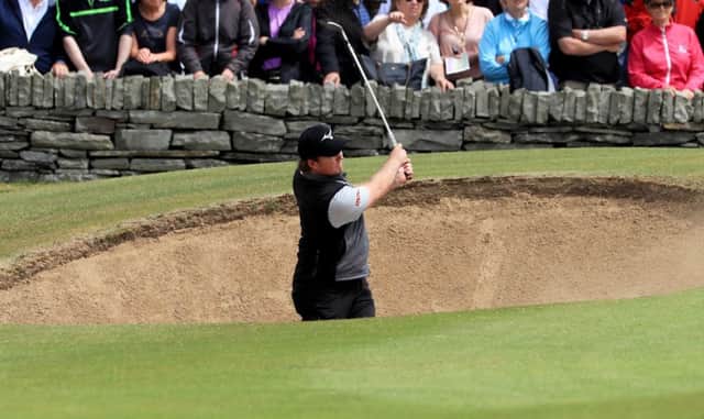 Eddie Pepperell during day two of the Dubai Duty Free Irish Open at Lahinch Golf Club.  Picture: Donall Farmer/PA Wire.