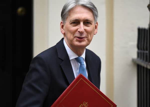 Philip Hammond leaves 11 Downing Street. Picture: Getty