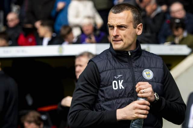 Oran Kearney was back in Scotland as Coleraine faced Stranraer. Picture: Craig Williamson/SNS