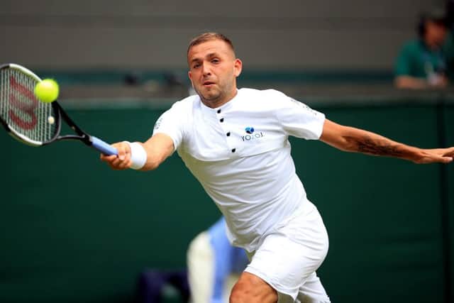 Dan Evans came up just short in a five-setter against Joao Sousa. Picture: Adam Davy/PA Wire
