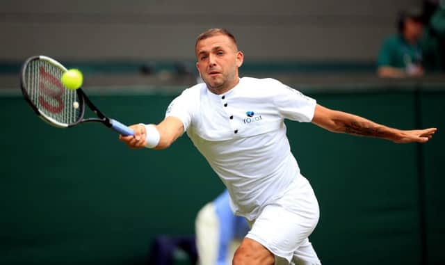 Dan Evans came up just short in a five-setter against Joao Sousa. Picture: Adam Davy/PA Wire