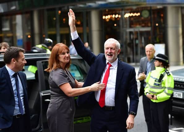 Jeremy Corbyn with Karie Murphy