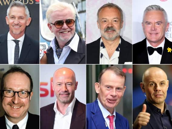 Some of the stars with a low rating included Gary Lineker and Chris Evans. Picture: PA