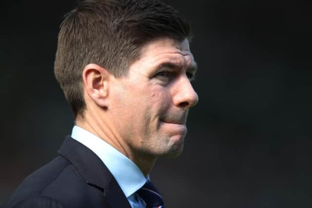 Rangers manager Steven Gerrard