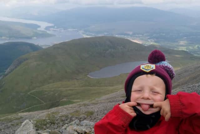 It took around seven hours and although the smallest of the three peaks. Picture: SWNS