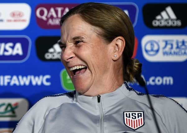 US head coach Jill Ellis has led her team to victory at the last two Women's World Cup finals. Picture: AFP