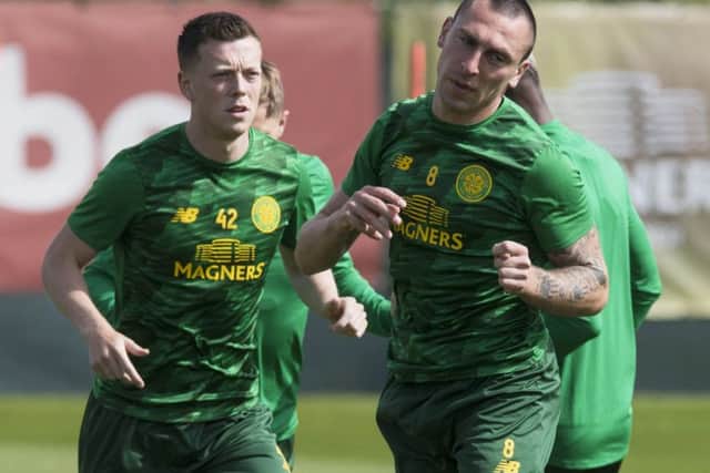 Celtic trained at Lennoxtown before leaving for Sarajevo. Picture: Paul Devlin/SNS