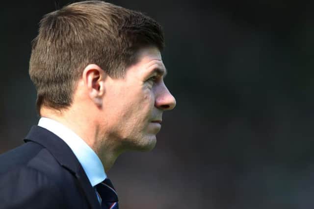 Rangers manager Steven Gerrard