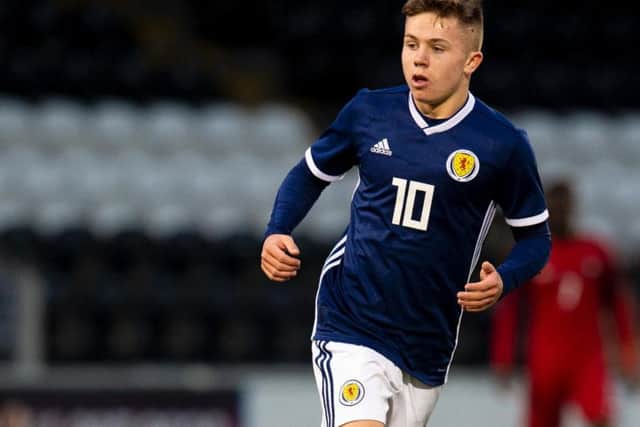Rangers and Scotland youth star Kai Kennedy.