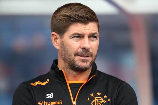 Rangers manager Steven Gerrard