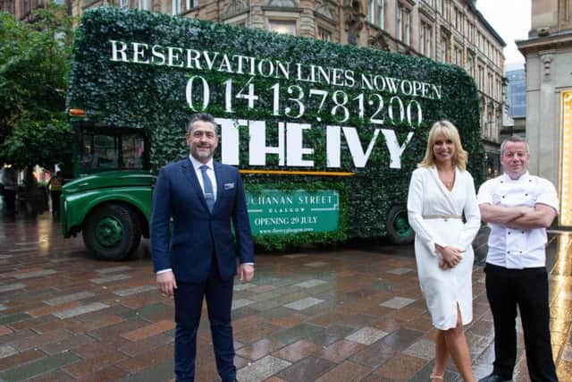 From left: general manager Kevin Lightbody, operations director Laura Bamber, and head chef Brian Scanlan. Picture: Gibson Digital.
