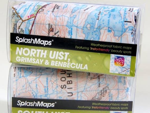 Insta-friendly charity maps for the Uists go on sale.